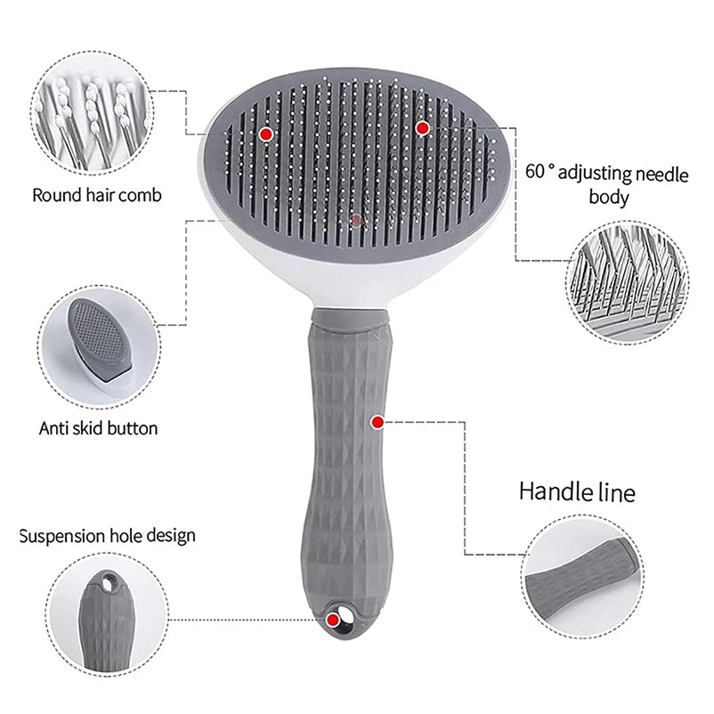 Gentle Pet Grooming Brush